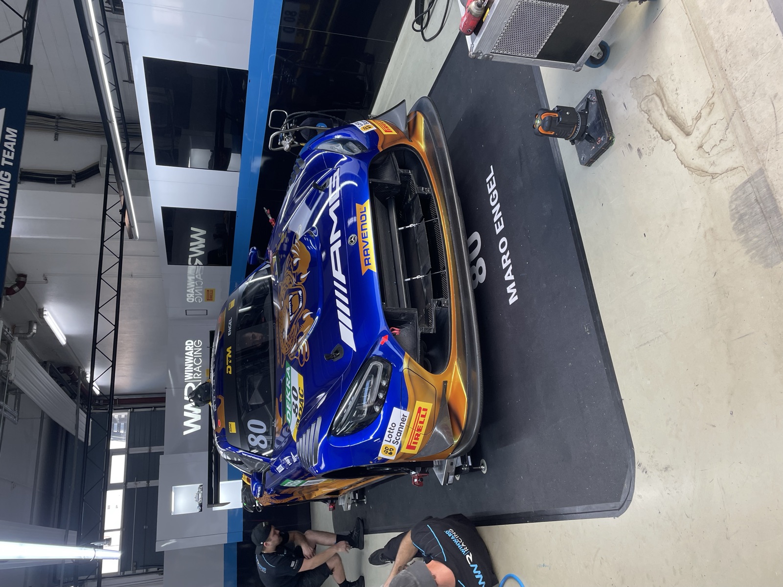 Mercedes-AMG GT3 número 80 de Maro Engel, da Mercedes-AMG Team Ravenol e Winward Racing