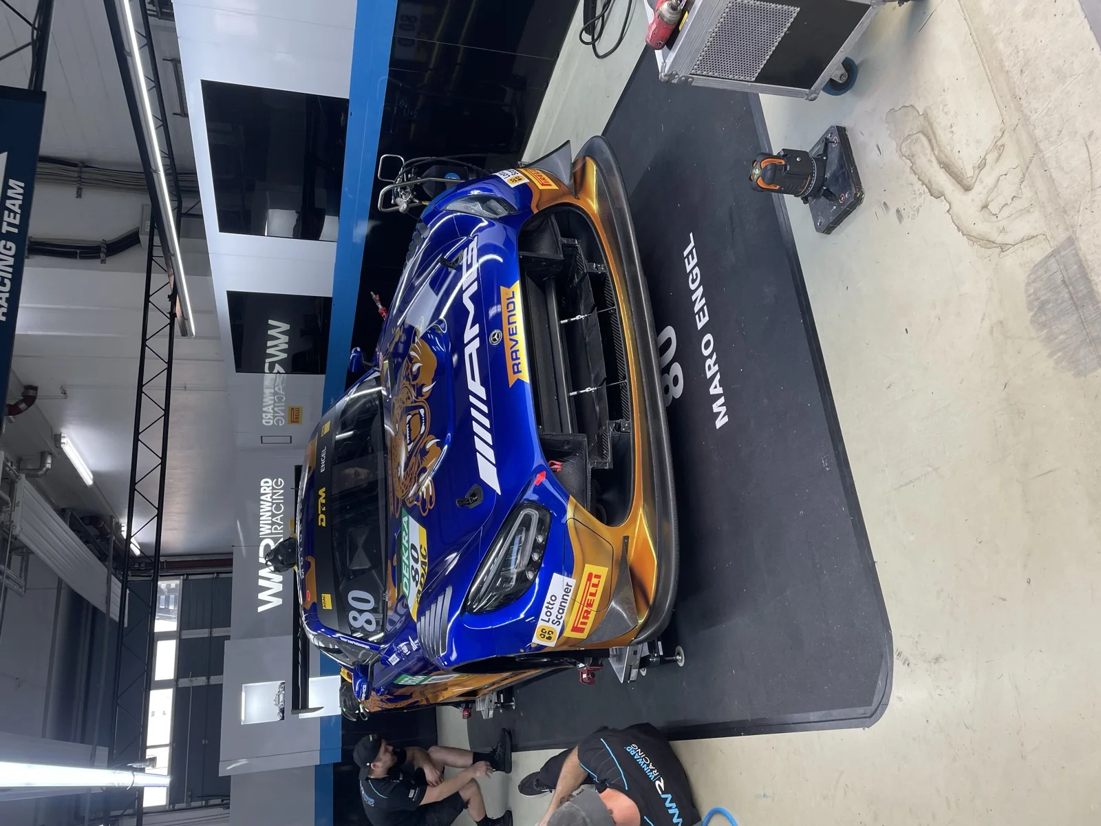 Mercedes-AMG GT3 número 80 de Maro Engel, da Mercedes-AMG Team Ravenol e Winward Racing