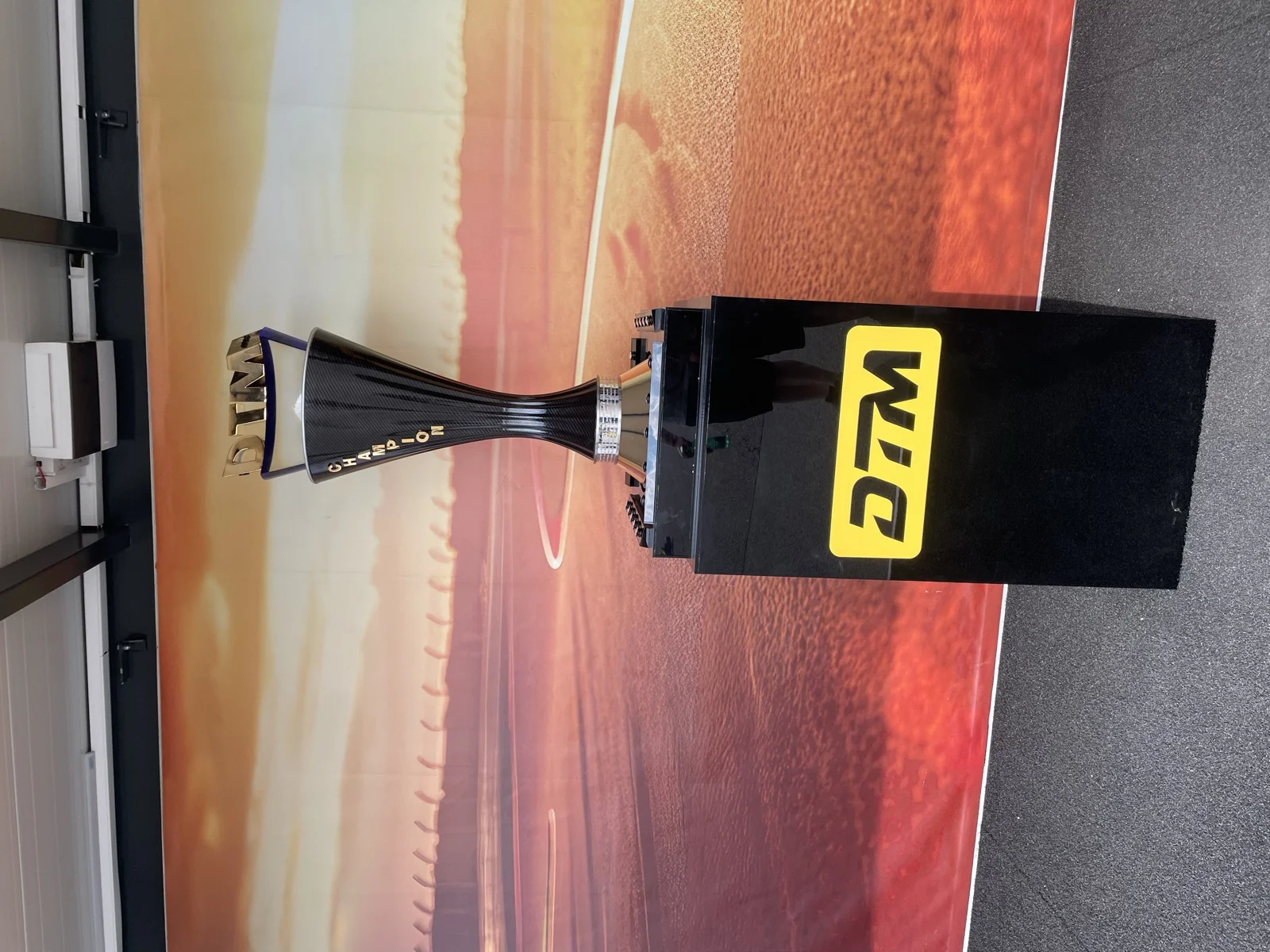 Troféu de campeão da DTM em exposição